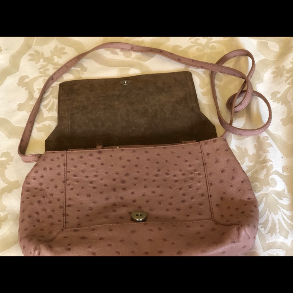 NWOT Rose Furla 8x11 Cutch/ 47 Crossbody Strap Bag - Picture 4 of 6